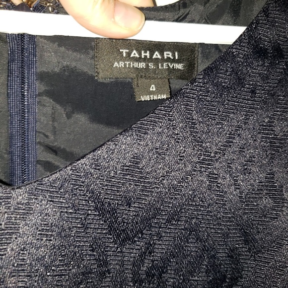 Tahari ASL Textured Sheath Dress - Picture 3 of 3